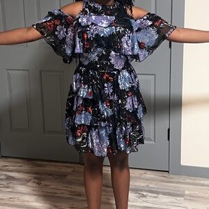 Alice and Olivia cold shoulder dress